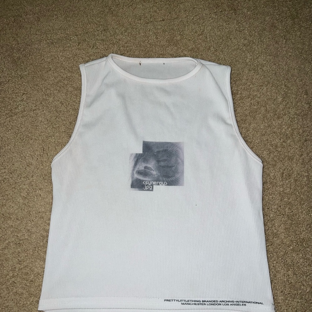 white tank from pretty little thing